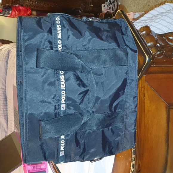 Vtg Y2K Polo Jeans Co. Nylon Bag - Picture 4 of 6